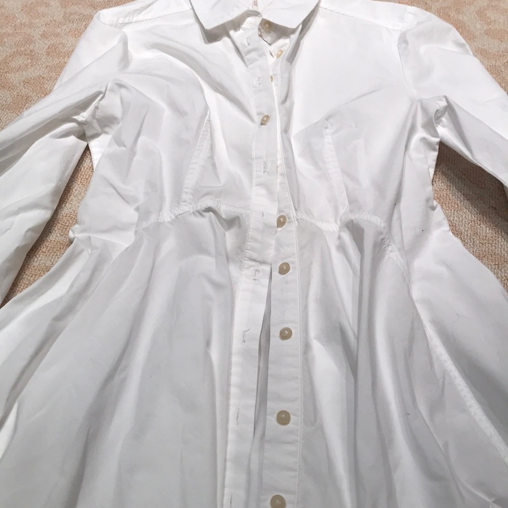 White Button Down Blouse - image 4
